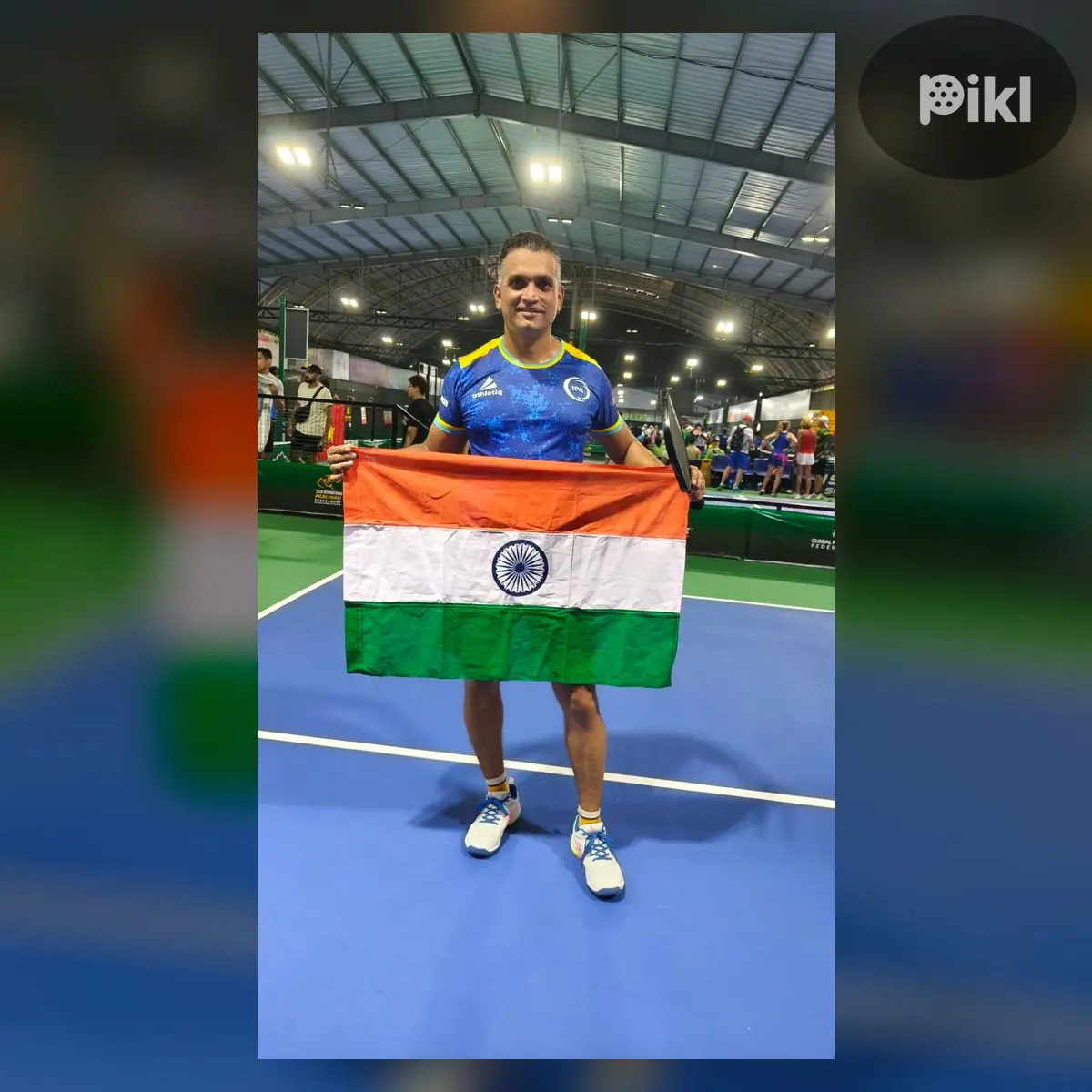 Medal ceremony — Amateur · Men's Singles · 50+ · ≥ 4.0