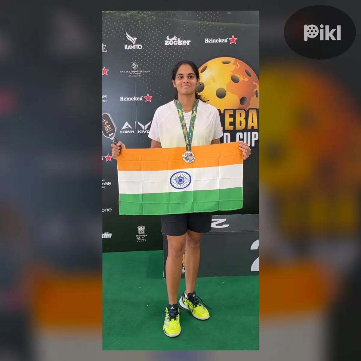 Medal ceremony — Amateur · Women's Singles · ALL AGES · ≥ 4.5