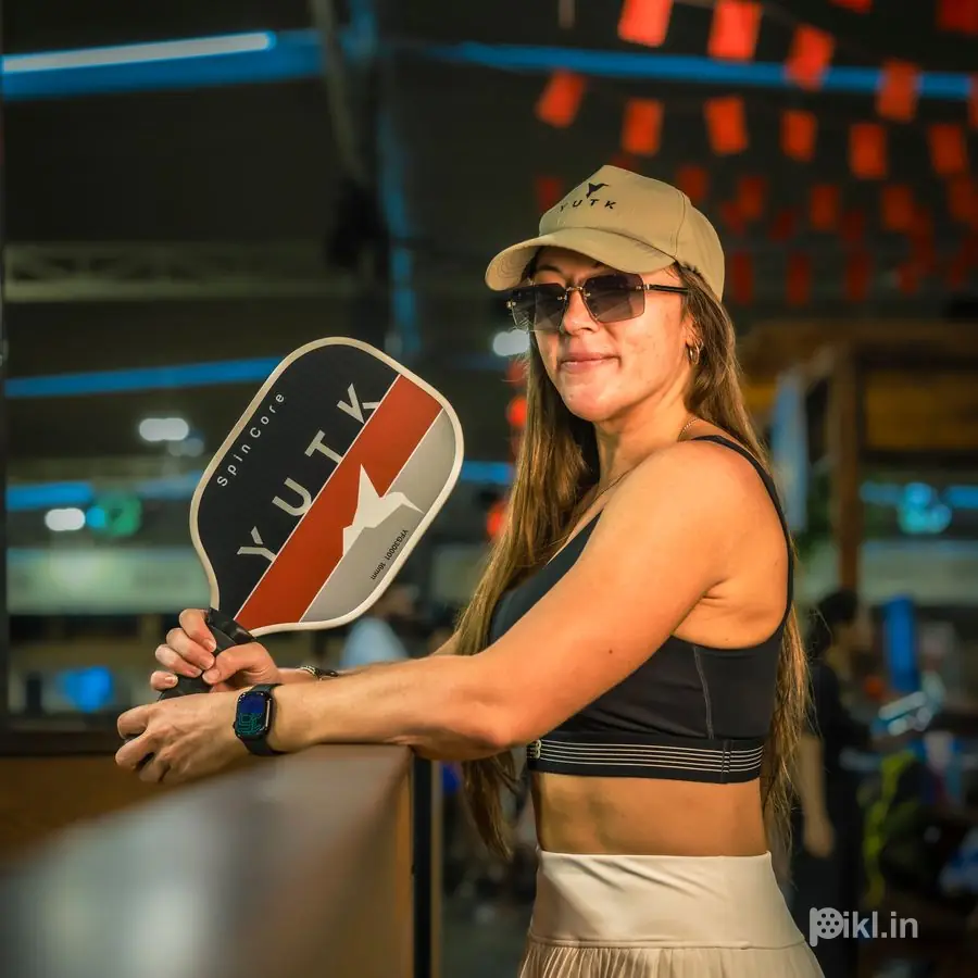 Portrait with paddle over the shoulder